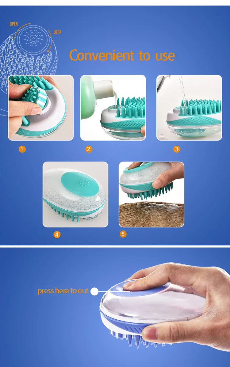 Ultimate Pet Spa Brush: 2-in-1