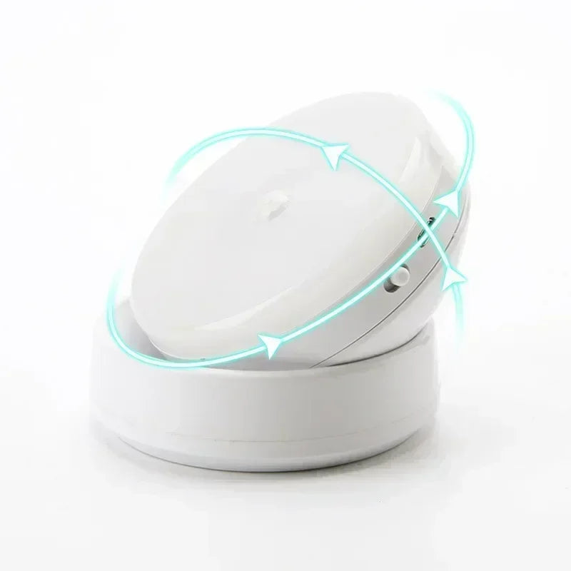 FlowSense – Wireless LED 360° Rotatable Sensor Night Light.