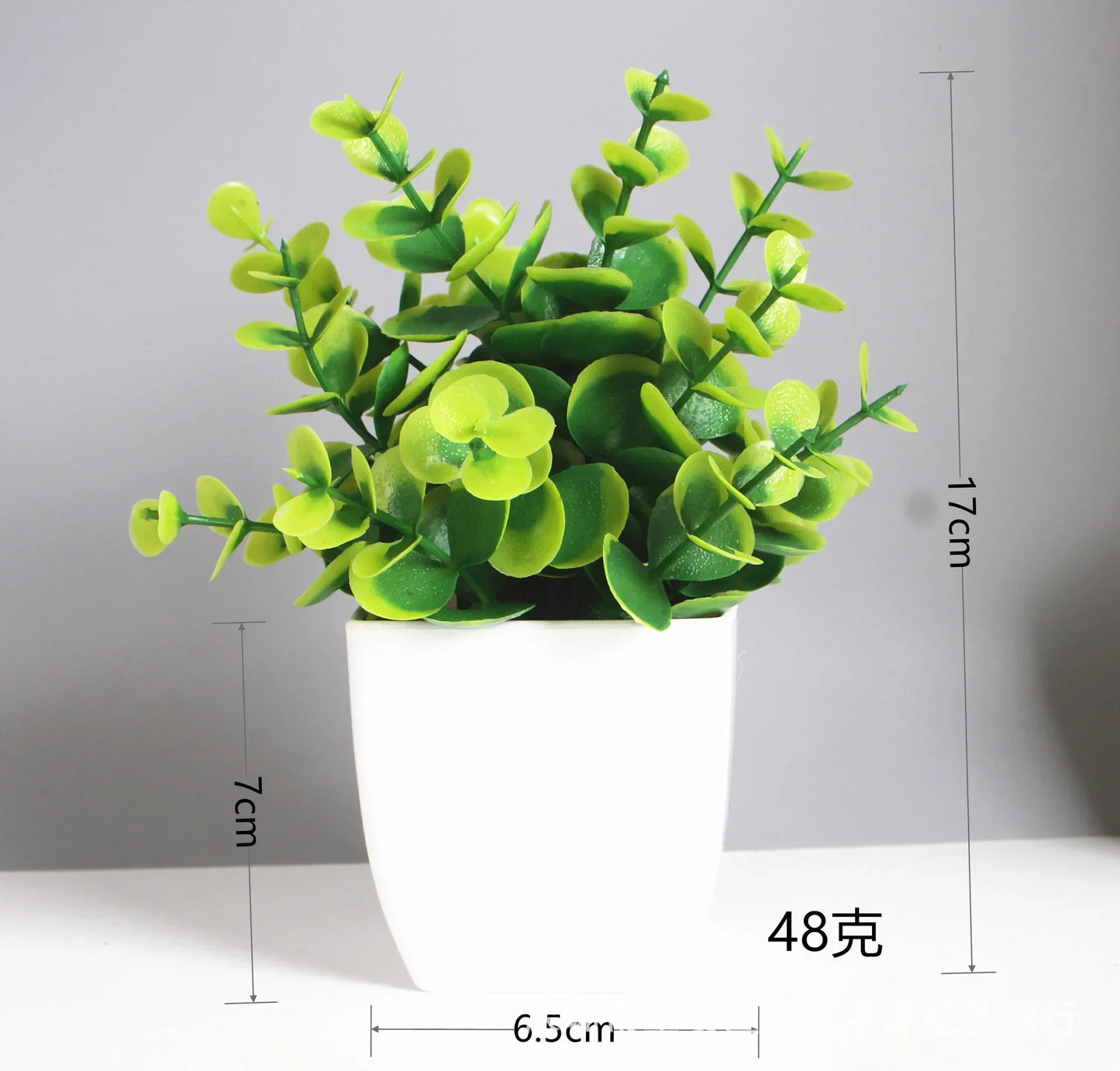 Bonsaï d'eucalyptus artificiel – Décoration verte pour l'intérieur et l'extérieur