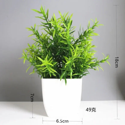 Bonsaï d'eucalyptus artificiel – Décoration verte pour l'intérieur et l'extérieur