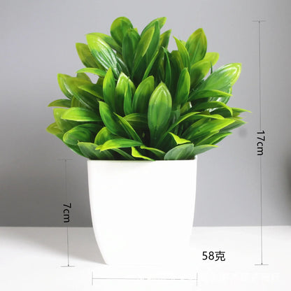 Bonsaï d'eucalyptus artificiel – Décoration verte pour l'intérieur et l'extérieur