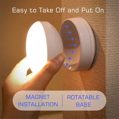 FlowSense – Wireless LED 360° Rotatable Sensor Night Light.
